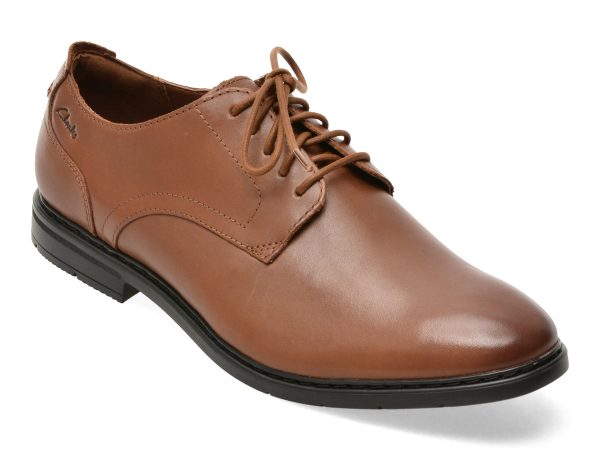 1203581b872f108daa754280b7cfa00e1e55f983d9804f5335bf426fc88f3944.jpeg Pantofi eleganti CLARKS maro, BANBURY DERBY, din piele naturala