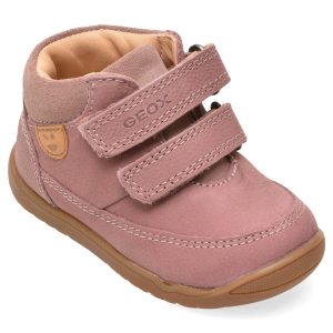 Ghete GEOX roz, B664PD, din piele naturala