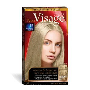 15.webp Visage Vopsea de par Neo Keratin & Argan Oil 15 Platinum Blond
