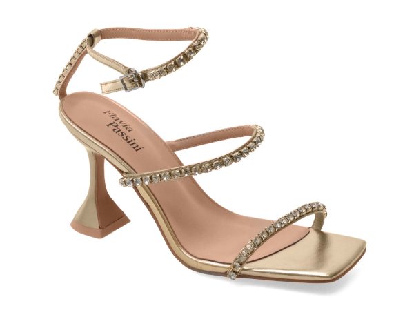 15cfa703f640efba23a57c22d85cfbd81dda46f1afc8256ece6fddcc6f6e63ff.jpeg Sandale elegante FLAVIA PASSINI aurii, V1838, din piele naturala