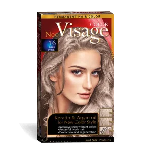 16.webp Visage Vopsea de par Neo Keratin & Argan Oil 16 Dark Pearl