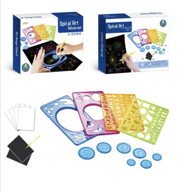 163010.png Set Creativ Spirograph Sabloane pentru Desen Mega Creative