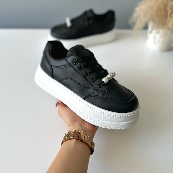 1686-adidasi-dama-casual-online-negri-cu-alb-c.jpg Adidasi dama casual negri cu talpa alba 1686 N12-1