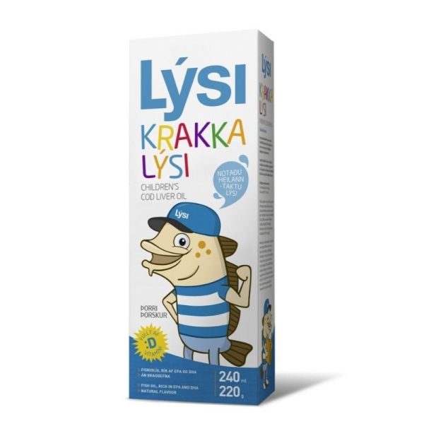 18321.jpg Lysi Ulei din ficat de cod pentru copii, 240ml