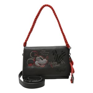 Geanta DESIGUAL neagra, WAXP98, din piele ecologica
