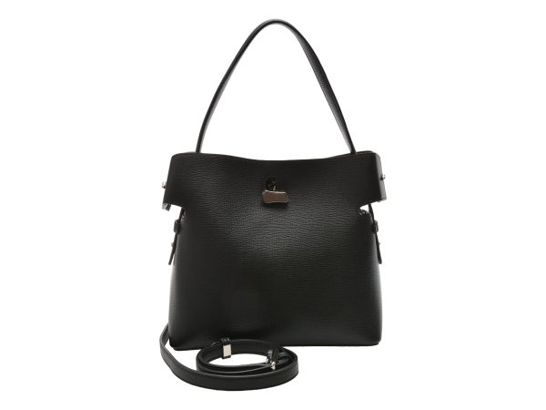 Geanta EPICA neagra, JA005, din piele ecologica