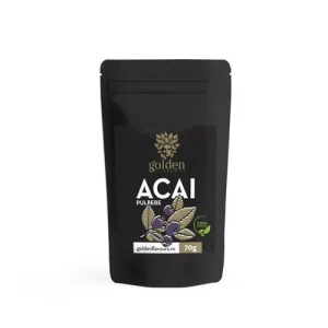 Acai Pulbere 100% Naturală, 70g | Golden Flavours