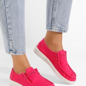 Pantofi casual damă Velonia fucsia