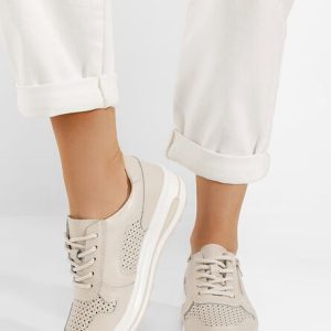 Sneakers dama piele Cidra bej