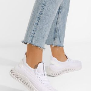 Pantofi sport dama Yona albi
