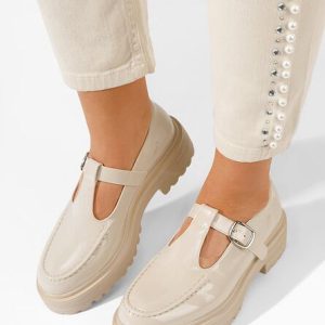 Pantofi casual damă Pandy bej