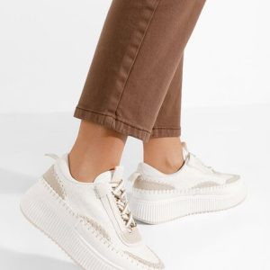 Sneakers cu platformă Tenerife bej