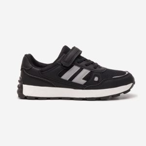 Sneakers baieti Flibble negri