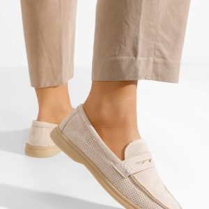 Mocasini dama Maceira V3 bej
