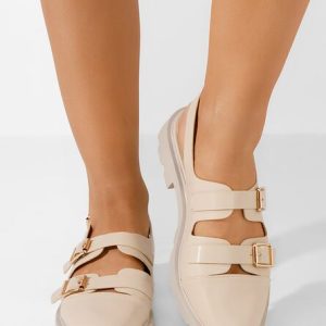Pantofi casual damă Agripina bej