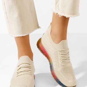 Pantofi sport dama Vadia bej