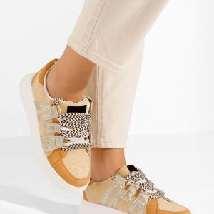 Sneakers dama Tommy kaki