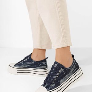 Tenisi cu platformă Alethea V3 denim