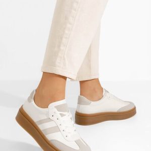 Sneakers dama Baryba albi