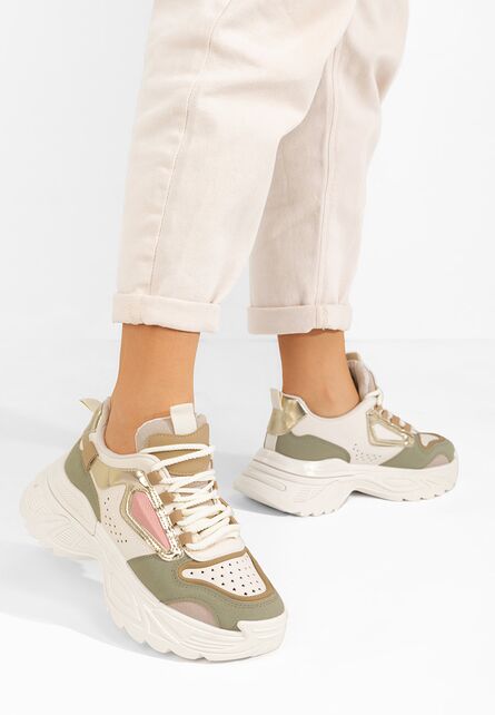 20241218-274888.jpg Sneakers cu platforma Dorathy verzi