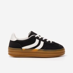 Sneakers baieti Whitley negri