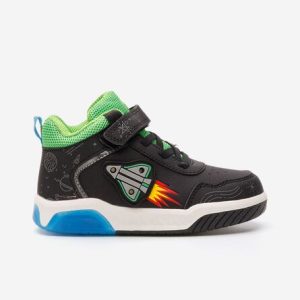 Sneakers baieti Rocket negri