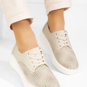 Pantofi casual dama Desiree bej