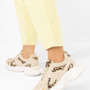 Sneakers cu platformă Marcysa leopard