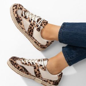 Sneakers dama Dianka leopard