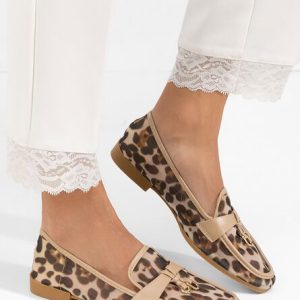 Mocasini dama Yassenia bej