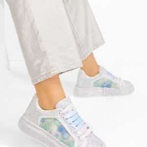 Sneakers dama Florri albi