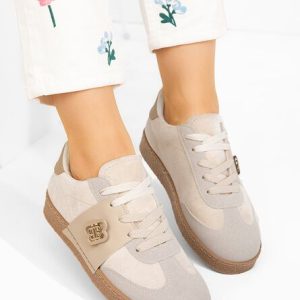 Sneakers dama Kathea bej
