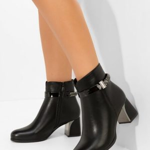 20250924-322963.jpg Botine cu toc gros Delivora negre