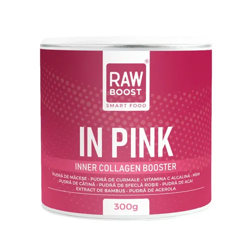 2026-inpink-raw-1.webp In Pink - Inner Colagen Booster - Stimulează Producția Naturală de Colagen, 300g | Rawboost