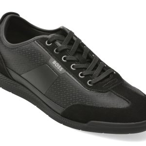 21942688744d6901d5005075a0169d527266024e43211a77b1bfac5da44bc67d.jpeg Pantofi sport BOSS negri, 7877, din material textil
