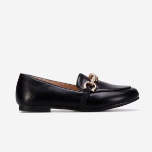 Mocasini copii negri Heaven B
