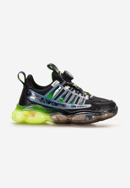 Sneakers baieti Leland negri