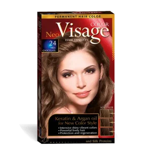 24.webp Visage Vopsea de par Neo Keratin & Argan Oil 24 Milk Chocolate