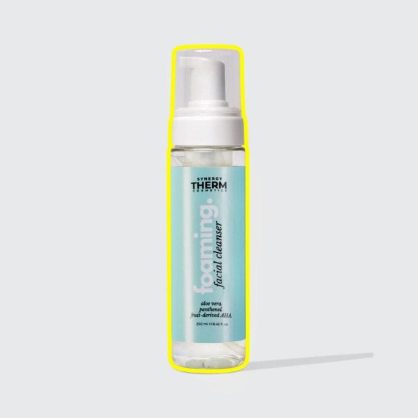 Spumă curățare ten, Foaming Facial Cleanser, demachiant tip spumă cu acizi derivați din fructe, Aloe Vera și Panthenol