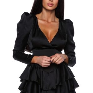Ruffle dress NEGRU