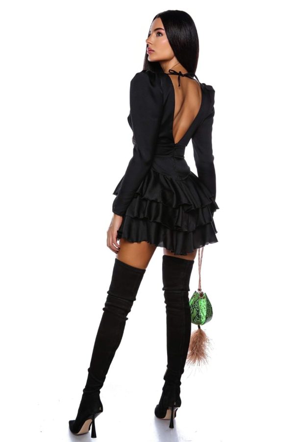 Ruffle dress NEGRU