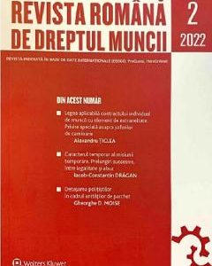 Revista romana de dreptul muncii. Nr.2/2022