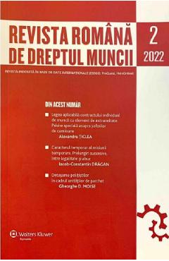 28337428-1-small-1.jpg Revista romana de dreptul muncii. Nr.2/2022