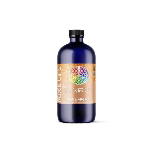 29303.jpg Solutie nanocoloidala cu aur si argint Minerals+ Mix Elixirium, 480 ml, Pure Life