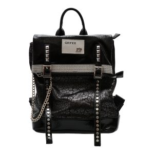 Rucsac GRYXX negru, 63647, din piele ecologica