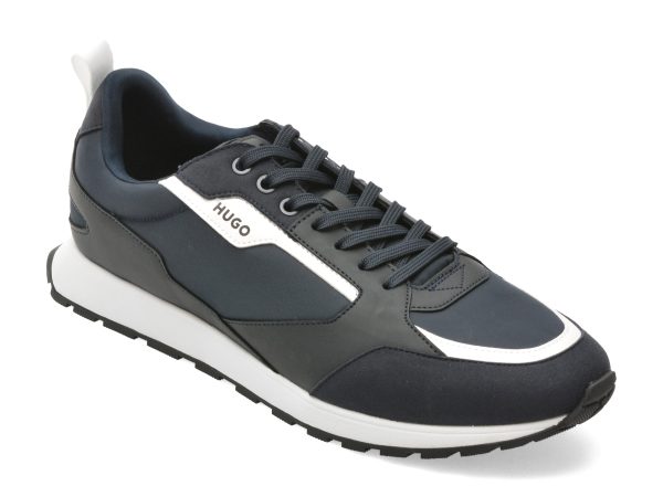 Pantofi sport HUGO bleumarin, 6568, din material textil