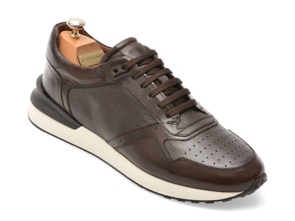 2e7ece48d88f37065cefb8d584de114be40fe017d958dd814e555943851f6923.jpeg Pantofi sport LE COLONEL maro, 66461, din piele naturala