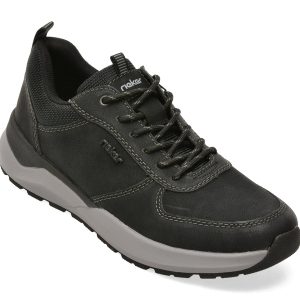 2e8f7a5b016885c20771d88d3517f75d8e62a102ba209140506289d91b3c36f4.jpeg Pantofi sport RIEKER negri, 6002, din piele ecologica