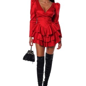 RUFFLE PART 2 DRESS