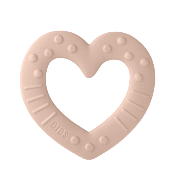 3100244.png BIBS - Jucarie de dentitie in forma de inima, Blush